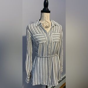 Collared Tunic with Tieback